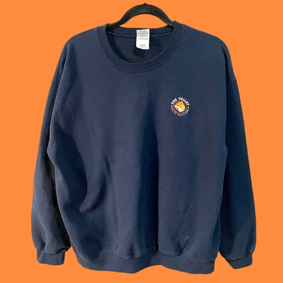 Vintage Embroidered Fox Icon Sweatshirt - Picture 1 of 4